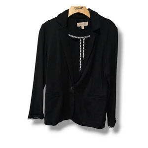 Philosophy women's black careerwear blazer - small